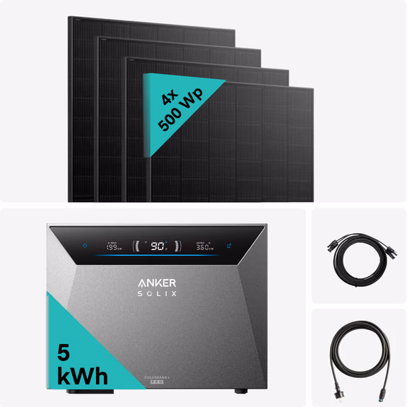 Yuma x Anker - 2000W Balkonkraftwerk mit SOLIX Solarbank 4 PRO