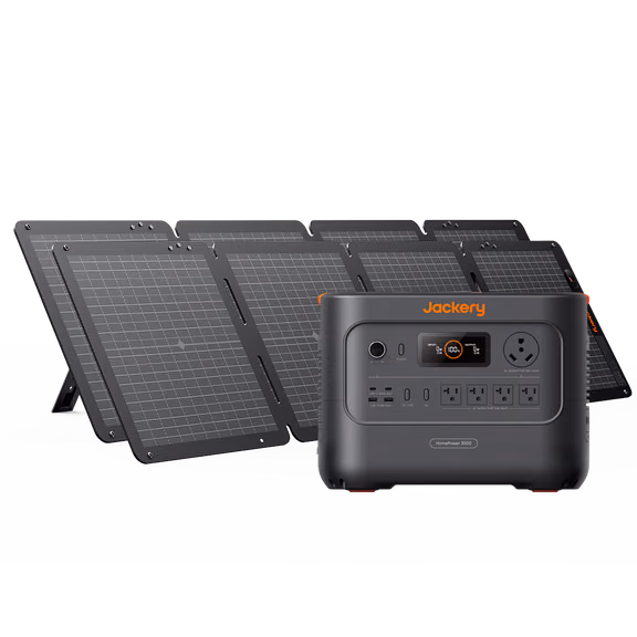Jackery HomePower 3000 – HomePower 3000 + SolarSaga 100 Air x 2