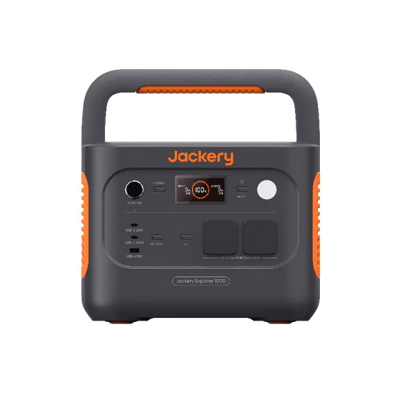 Jackery Explorer 1000 V2 Portable Power Station | Solar Generator | 1,070Wh LiFePO4 + 1,500W Output | 0–100% in 1 Hr | Smart App + UPS | 5-Year Warranty