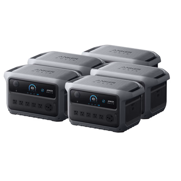 5× Anker SOLIX C2000 Gen 2 Portable Power Station