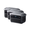 3× Anker SOLIX C2000 Gen 2 Portable Power Station