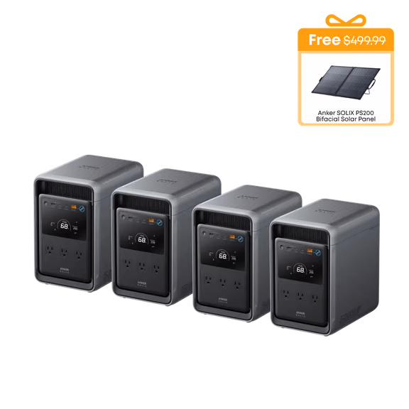 4× S2000 Portable Power Station