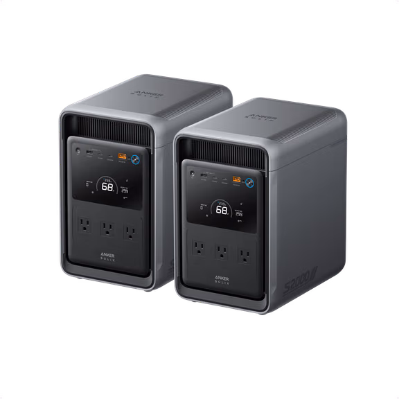 Anker SOLIX S2000 Portable Power Station – 2 x S2000