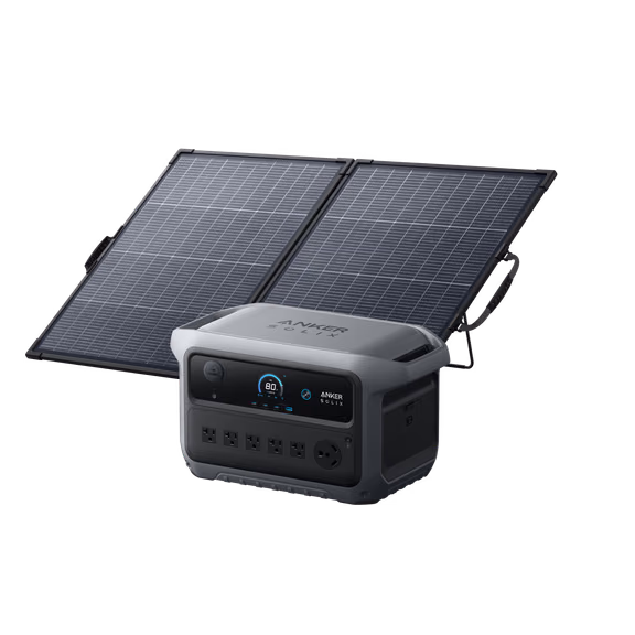 Anker SOLIX C2000 Gen 2 Mit PS200 Bifaziales Solarpanel