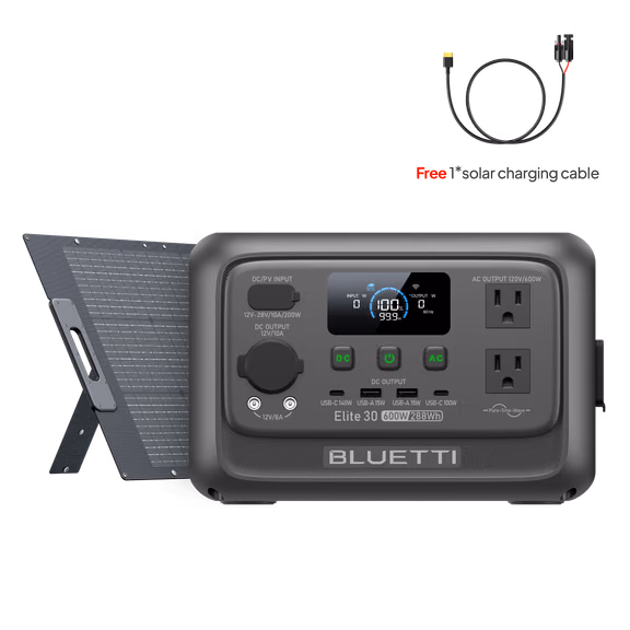 BLUETTI Elite 30 V2+200W | Solar Generator Kit