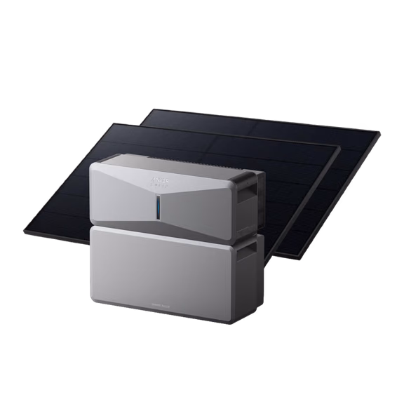 E10 (Power Module + Battery) Solar Generator + 2× 440W Rigid Solar Panels