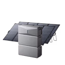 E10 (Power Module + 2× Battery) Solar Generator + 2× 400W Portable Solar Panel