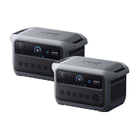 2× Anker SOLIX C2000 Gen 2 Portable Power Station