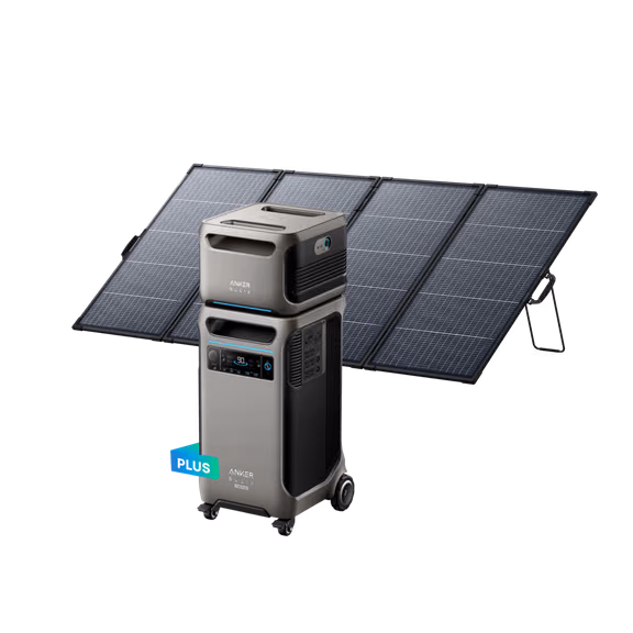 Anker SOLIX F3800 Plus + Expansion Battery + 400W Solar Panel