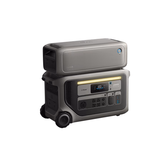 Anker SOLIX F3000 Portable Power Station – F3000 + 1 x Expansion Battery