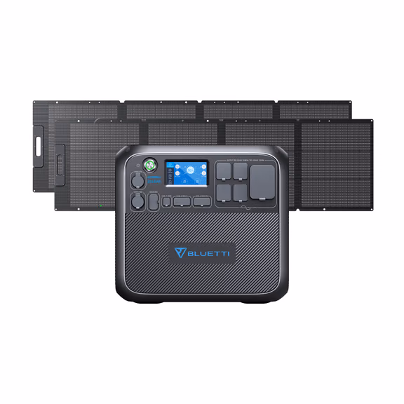 【Sold Out】BLUETTI AC200MAX +PV200 – AC200MAX+2*PV200D (2048Wh)