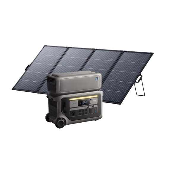 Anker SOLIX F3000(UL9540 Certificated) + Expansion Battery + 400W Solar Panel