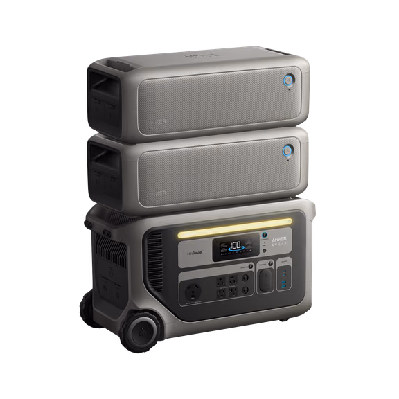 Anker SOLIX F3000(UL9540 Certificated) + 2× Expansion Battery