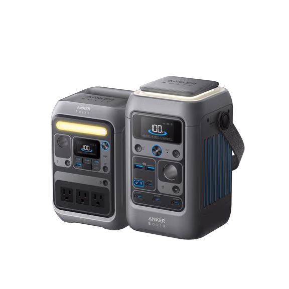 Anker SOLIX C300 Portable Power Station + C300 DC Portable Power Station