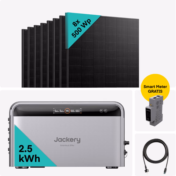 Yuma x Jackery - 4000 W Solaranlage mit SolarVault 3 Pro MAX