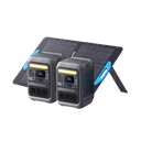 2× Anker SOLIX C300 Portable Power Station – 100W Solar Panel