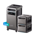 Anker SOLIX F3800 Plus Portable Power Station + Expansion Battery – Anker SOLIX F3800 Plus + 2 x Expansion Battery