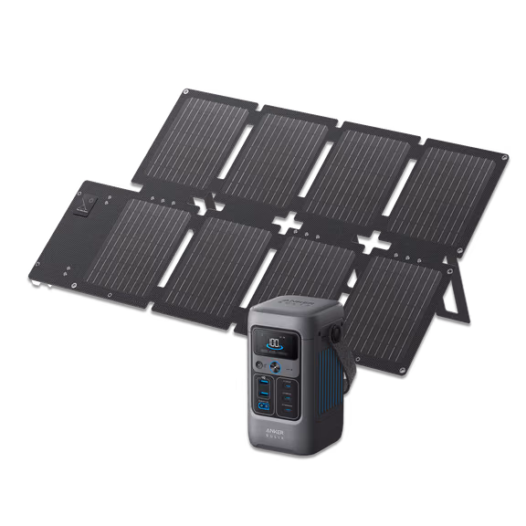 Anker SOLIX C200 DC Solar Generator + 60W Solar Panel