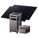 Anker SOLIX F3800 + Expansion Battery - 7680Wh | 6000W – 2× 440W Rigid Solar Panel
