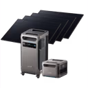 Anker SOLIX F3800 + Expansion Battery - 7680Wh | 6000W – 4× 440W Rigid Solar Panel