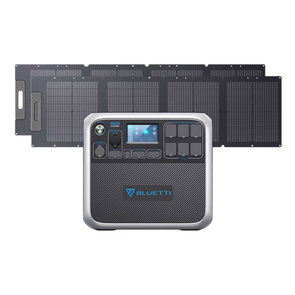 【Phased Out】BLUETTI AC200P + 3*PV120 Solar Generator Kit – AC200P + 2*PV120D (2,000Wh)