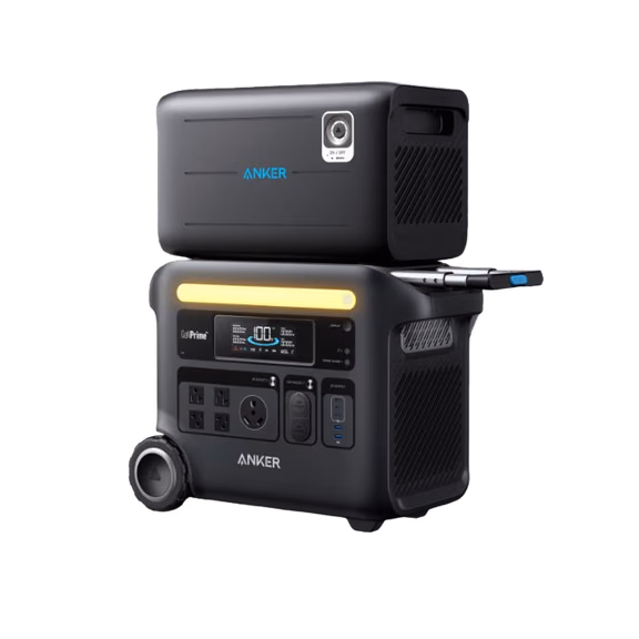 Anker SOLIX F2600 + BP2600 Expansion Battery - 5120Wh | 2400W