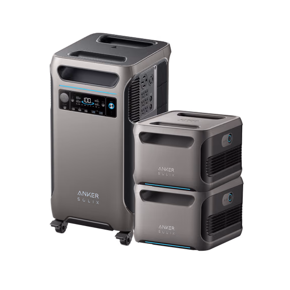 Anker SOLIX F3800 + 2× Expansion Battery
