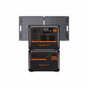 BLUETTI AC60P Portable Power Station | 600W 504Wh – AC60P+B80P+100W (1,310Wh)