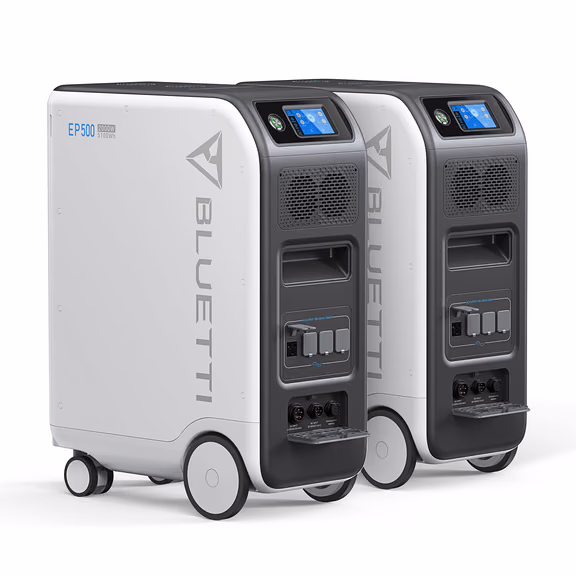 BLUETTI EP500 Solar Power Station | 2,000W 5,120Wh – 2*EP500 (10240Wh)