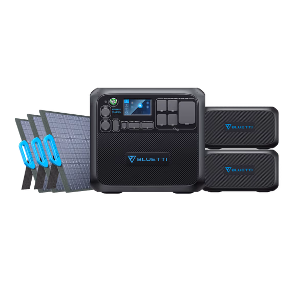 BLUETTI AC200MAX + 2*B230 + 3*PV200 Kit Generatore Solare