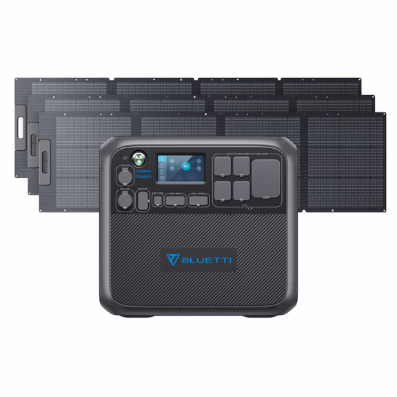 BLUETTI AC200MAX+200W Solar Generator Kit – AC200MAX+3*200W Solar (2048Wh)