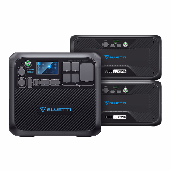 【Sold Out】BLUETTI AC200MAX Expandable Power Station – AC200MAX+2*B300 (8196Wh)