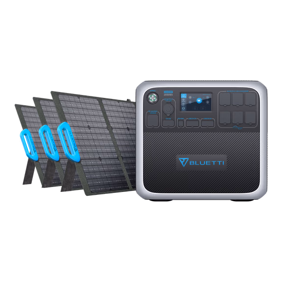 BLUETTI AC200P+3*120W Solar Generator Kit