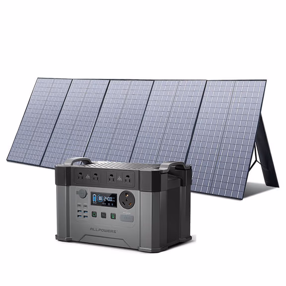 ALLPOWERS Solar Generator Kit 2400W (S2000 Pro + SP037 400W Solar Panel)