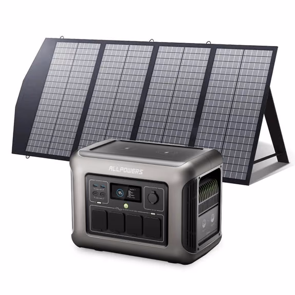 ALLPOWERS Solargenerator-Kit 1800W (R1500 + SP029 140W Solarpanel) – R1500 + SP029 140W Solarpanel