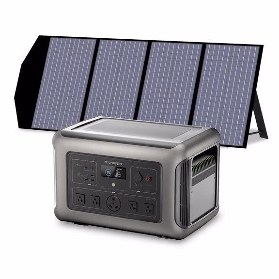 ALLPOWERS Solar Generator Kit 3200W (R3500 + SP029 140W Solar Panel) – R3500 + SP029 140W Solar Panel