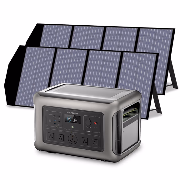 ALLPOWERS Solargenerator-Kit 3500W (R3500 + SP029 140W Solarpanel) – R3500 + 2 x SP029 140W Solarpanel