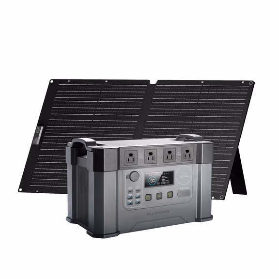 ALLPOWERS Generador Solar 2000W (S2000 + SF100 Panel Solar Flessibile 100W) – S2000 Pro+2* (SF100 100W Pannello solare flessibile 100W)