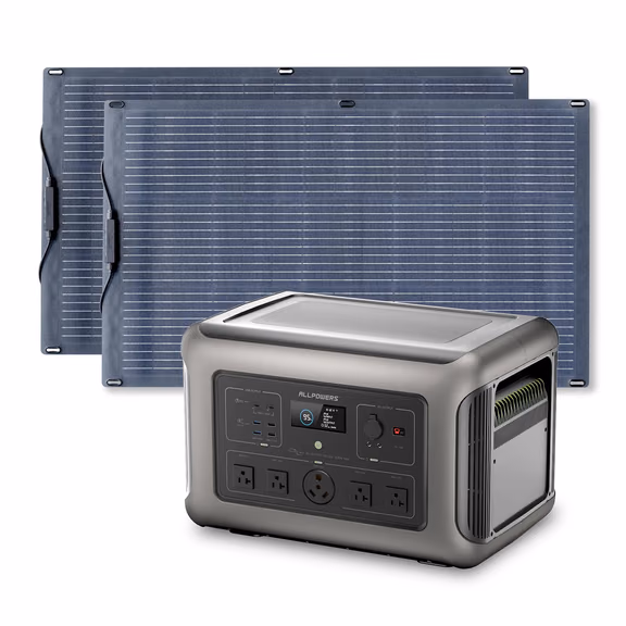 ALLPOWERS Générateur Solaire 3500W (R3500 + SP035 200W Panneau Solaire) – R3500+ SP035 200W Panneau Solaire 200W