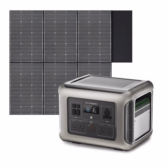 ALLPOWERS R2500 Plus + 600W Solar Panel | 2500W Solar Generator Kit