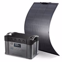 ALLPOWERS S2000 Pro + 100W Solar Panel | 2400W Solar Generator Kit – S2000 Pro + SF100 100W Flexible Panel