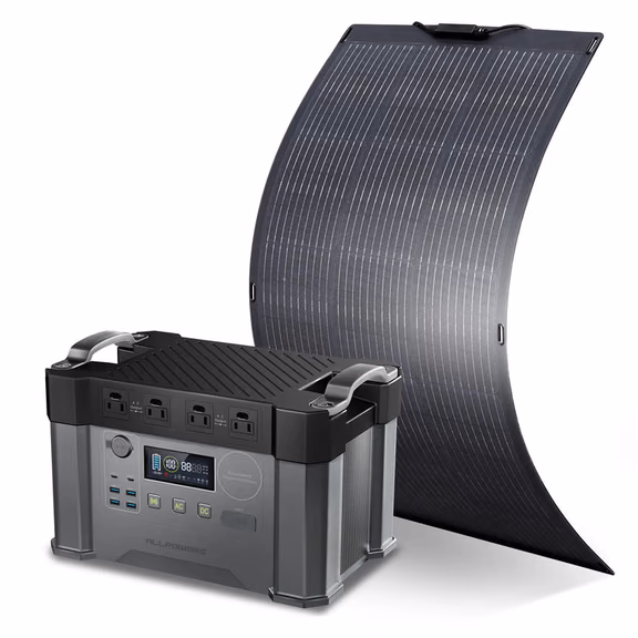 ALLPOWERS Generador Solar 2000W (S2000 + SF100 Panel Solar Flessibile 100W) – S2000 Pro+1* (SF100 100W Pannello solare flessibile 100W)