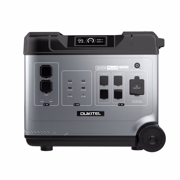 OUKITEL P5000 Plus Portable Power Station 3600W | 5120Wh – P5000 Plus