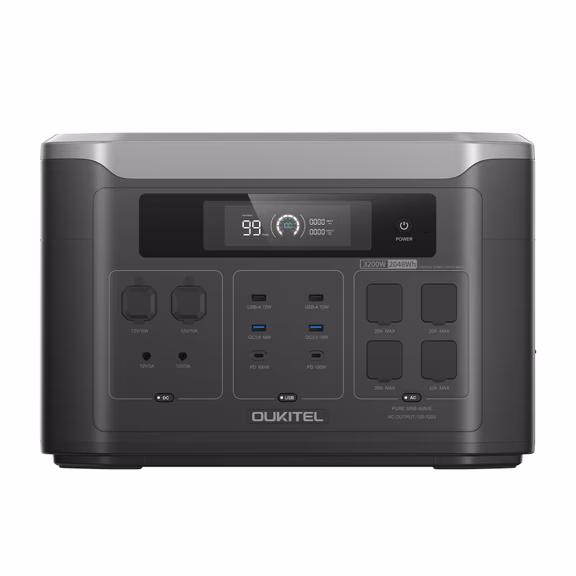OUKITEL BP3000 Portable Power Station 3200W | 2048Wh – BP3000