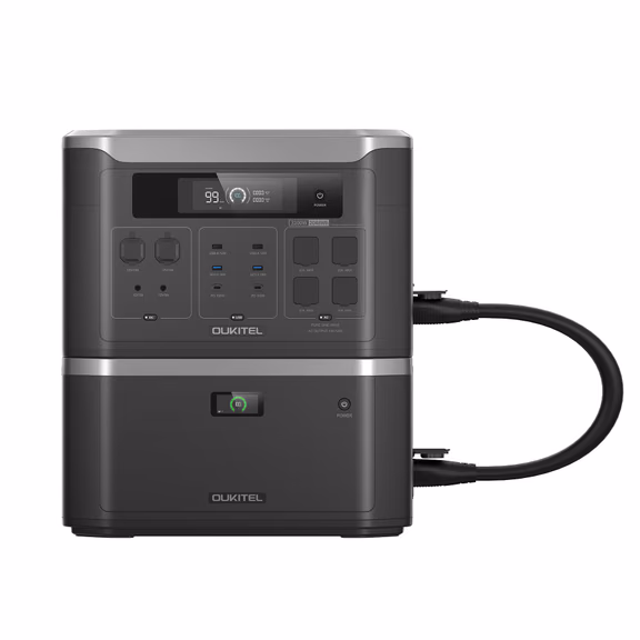 OUKITEL BP3000 Portable Power Station 3200W | 2048Wh – BP3000+B2000L