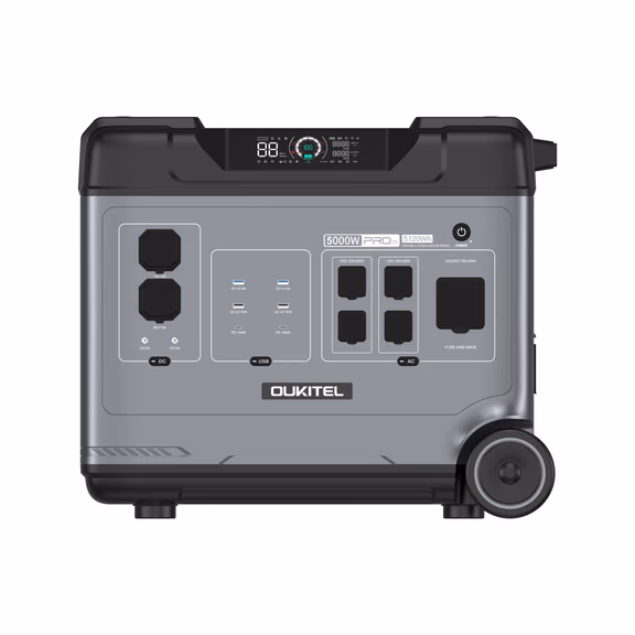 OUKITEL BP5000 PRO MAX Portable Power Station 5000W | 5120Wh – BP5000 Pro Max