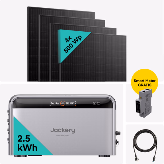 Yuma x Jackery - 2000 W Balkonkraftwerk mit SolarVault 3 Pro MAX