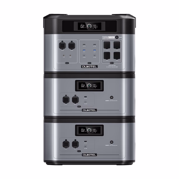 OUKITEL BP2000 PRO Portable Power Station 3300W – BP2000 Pro + 2*B2000