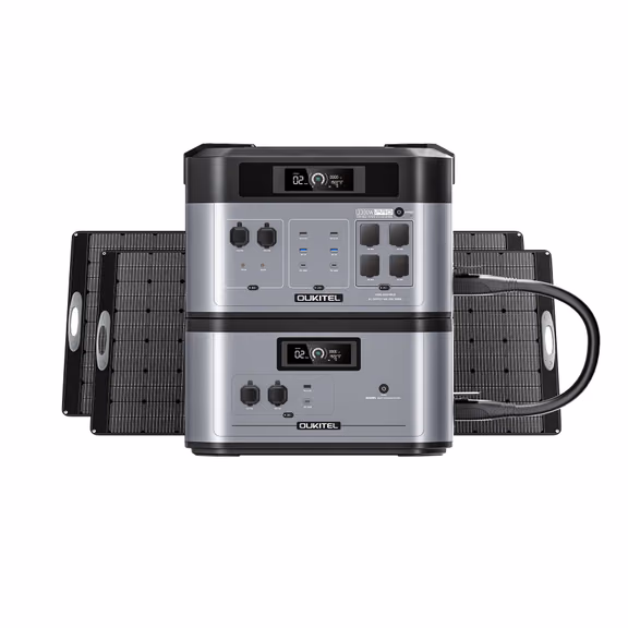 OUKITEL BP2000 PRO Portable Power Station 3300W – BP2000 Pro + B2000+ 2*400W