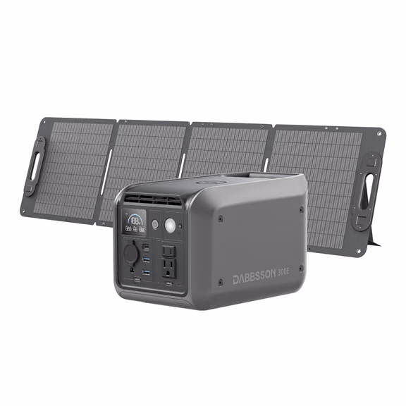 Dabbsson 300E Portable Solar Generator | 298Wh, 300W